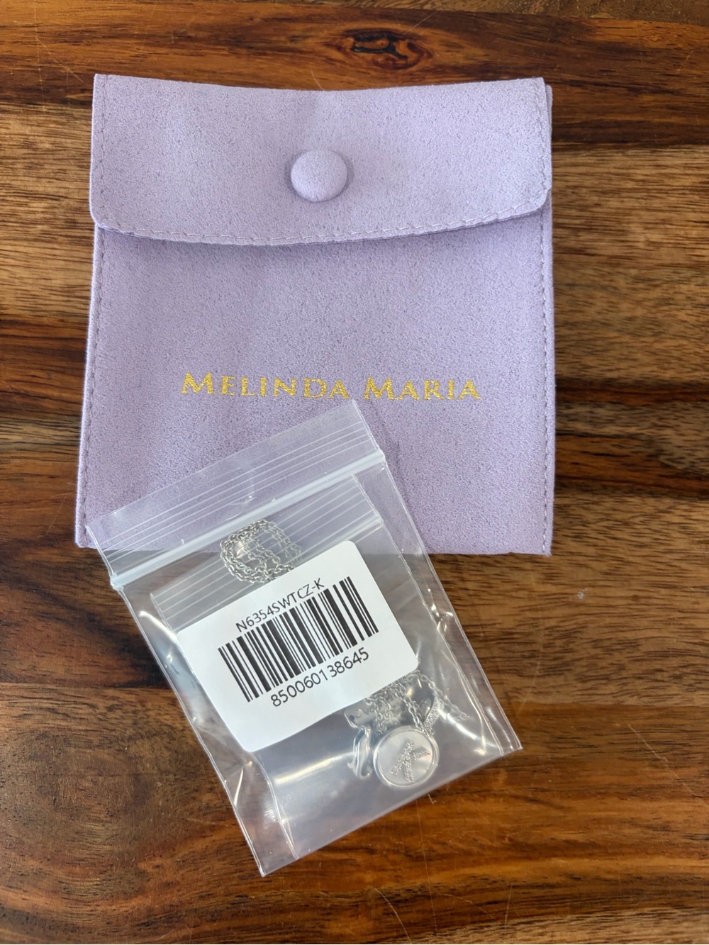 Melinda Maria Love Letters K Medallion Necklace - Picture 7 of 10